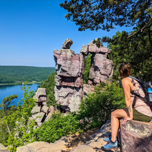 A picture of Devil's Lake